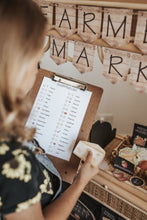 Load image into Gallery viewer, FARMERS MARKET DRAMATIC PLAY SET