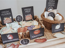 Load image into Gallery viewer, FARMERS MARKET DRAMATIC PLAY SET