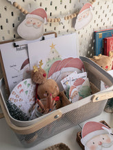 Load image into Gallery viewer, CHRISTMAS SANTA'S VILLAGE MORNING BASKET