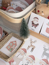 Load image into Gallery viewer, CHRISTMAS SANTA'S VILLAGE MORNING BASKET