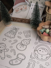 Load image into Gallery viewer, CHRISTMAS SANTA'S VILLAGE MORNING BASKET