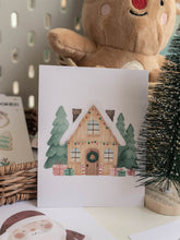 Load image into Gallery viewer, CHRISTMAS SANTA'S VILLAGE MORNING BASKET