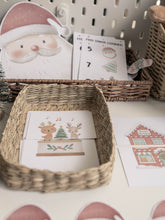 Load image into Gallery viewer, CHRISTMAS SANTA'S VILLAGE MORNING BASKET