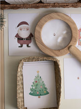 Load image into Gallery viewer, CHRISTMAS SANTA'S VILLAGE MORNING BASKET