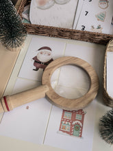 Load image into Gallery viewer, CHRISTMAS SANTA'S VILLAGE MORNING BASKET
