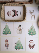 Load image into Gallery viewer, CHRISTMAS SANTA'S VILLAGE MORNING BASKET