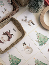 Load image into Gallery viewer, CHRISTMAS SANTA'S VILLAGE MORNING BASKET