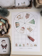 Load image into Gallery viewer, CHRISTMAS SANTA'S VILLAGE MORNING BASKET