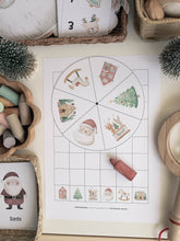 Load image into Gallery viewer, CHRISTMAS SANTA'S VILLAGE MORNING BASKET