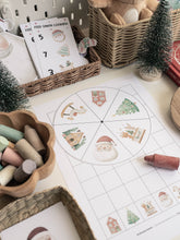 Load image into Gallery viewer, CHRISTMAS SANTA'S VILLAGE MORNING BASKET