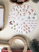 Load image into Gallery viewer, CHRISTMAS SANTA'S VILLAGE MORNING BASKET