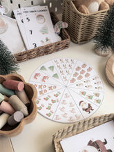 Load image into Gallery viewer, CHRISTMAS SANTA'S VILLAGE MORNING BASKET