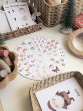 Load image into Gallery viewer, CHRISTMAS SANTA'S VILLAGE MORNING BASKET