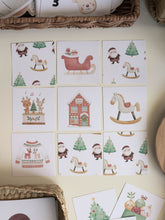 Load image into Gallery viewer, CHRISTMAS SANTA'S VILLAGE MORNING BASKET