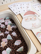 Load image into Gallery viewer, CHRISTMAS SANTA'S VILLAGE MORNING BASKET