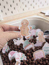 Load image into Gallery viewer, CHRISTMAS SANTA'S VILLAGE MORNING BASKET