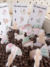 Load image into Gallery viewer, CHRISTMAS SANTA'S VILLAGE MORNING BASKET