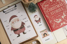 Load image into Gallery viewer, CHRISTMAS SANTA'S VILLAGE MORNING BASKET