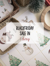 Load image into Gallery viewer, CHRISTMAS SANTA'S VILLAGE MORNING BASKET