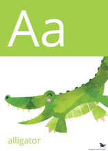 Load image into Gallery viewer, WATERCOLOUR ALPHABET POSTERS