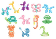 Load image into Gallery viewer, BALLOON ANIMAL BIRTHDAY CHART
