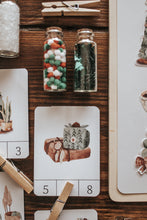 Load image into Gallery viewer, CHRISTMAS COUNT & CLIP CARDS AND MATCHING ACTIVITY FREEBIE