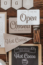 Load image into Gallery viewer, HOT COCOA STAND CHRISTMAS  DRAMATIC PLAY SET