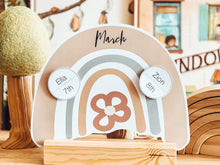 Load image into Gallery viewer, BOHO NATURAL RAINBOW BIRTHDAY CHART