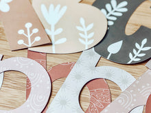 Load image into Gallery viewer, ALPHABET LETTERS - BOHO BUTTERFLY