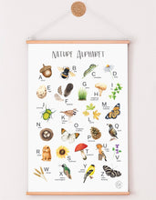 Load image into Gallery viewer, NATURE ALPHABET PRINT
