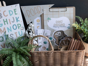 DINO DIGGING MORNING MENU ACTIVITIES