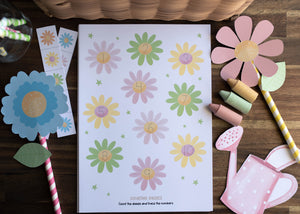 SPRING FLOWERS MORNING MENU ACTIVITIES