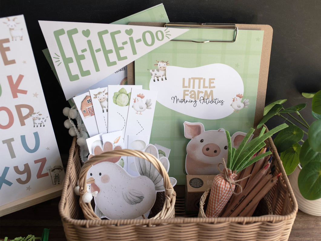 LITTLE FARM MORNING MENU ACTIVITIES