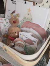 Load image into Gallery viewer, CHRISTMAS SANTA&#39;S VILLAGE MORNING BASKET

