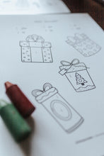 Load image into Gallery viewer, CHRISTMAS GIFTS COLOUR &amp; DOODLE BASKET
