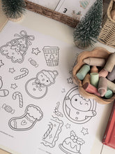 Load image into Gallery viewer, CHRISTMAS SANTA&#39;S VILLAGE MORNING BASKET
