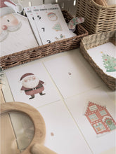 Load image into Gallery viewer, CHRISTMAS SANTA&#39;S VILLAGE MORNING BASKET
