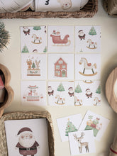 Load image into Gallery viewer, CHRISTMAS SANTA&#39;S VILLAGE MORNING BASKET
