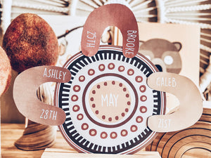 INDIGENOUS BIRTHDAY DISPLAY