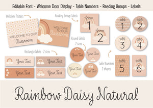 RAINBOW DAISY NATURAL CLASSROOM BUNDLE
