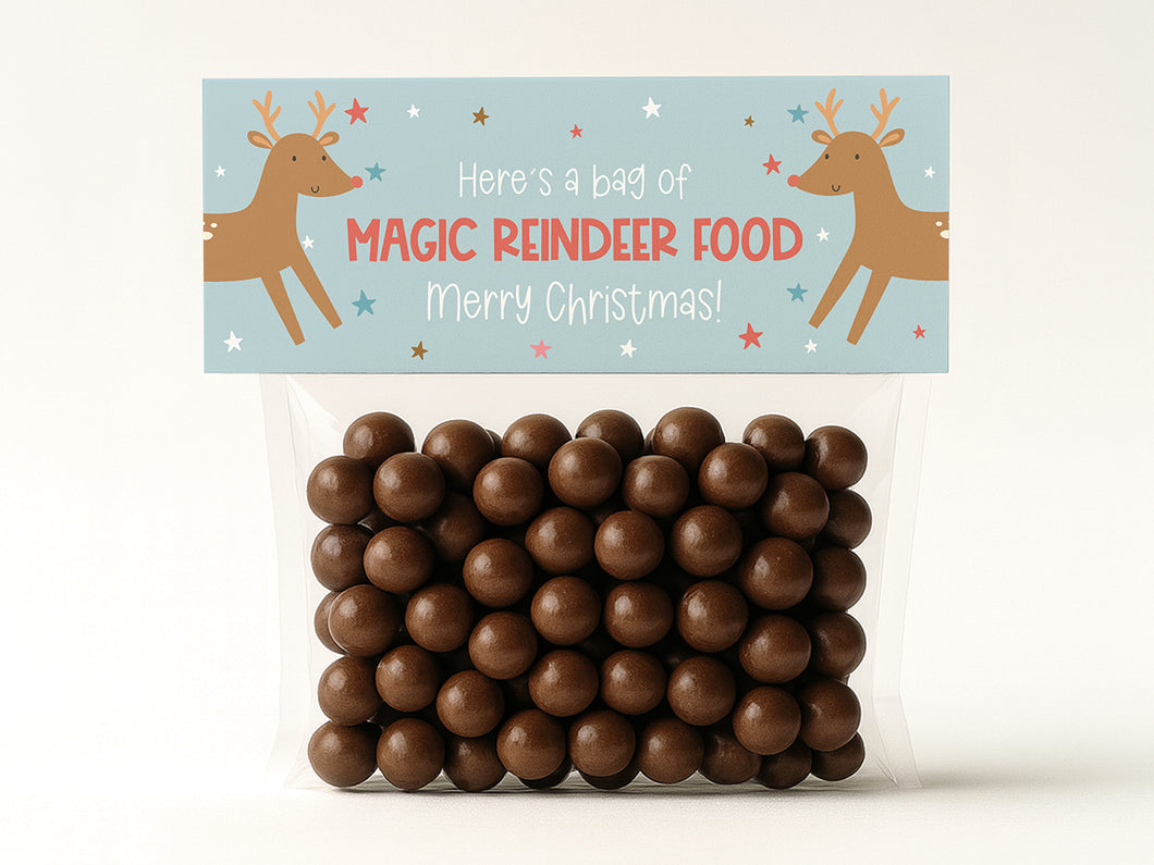 MAGIC REINDEER FOOD BAG TOPPER