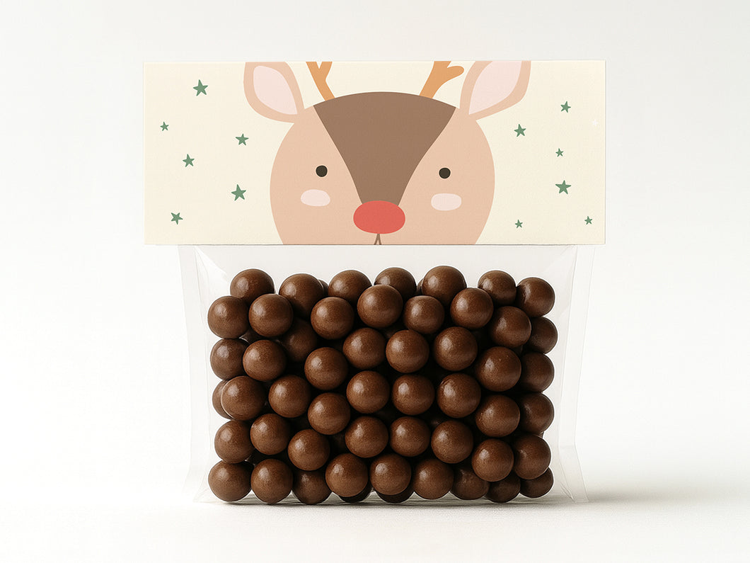 REINDEER NOSES BAG TOPPER