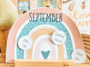 BOHO RAINBOW BIRTHDAY DISPLAY