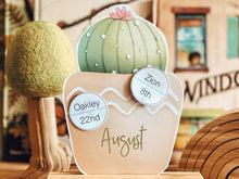 Load image into Gallery viewer, BOHO CACTUS BIRTHDAY CHART

