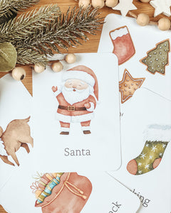 CHRISTMAS FLASH CARDS
