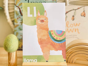 RAINBOW WATERCOLOUR ALPHABET POSTERS