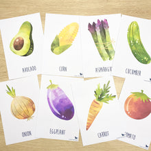 Load image into Gallery viewer, VEGETABLE FLASH CARDS
