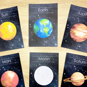 SPACE FLASH CARDS