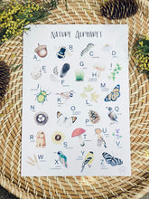 Load image into Gallery viewer, NATURE ALPHABET PRINT
