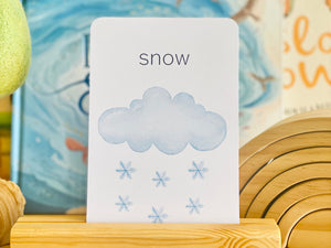 WEATHER FLASH CARDS